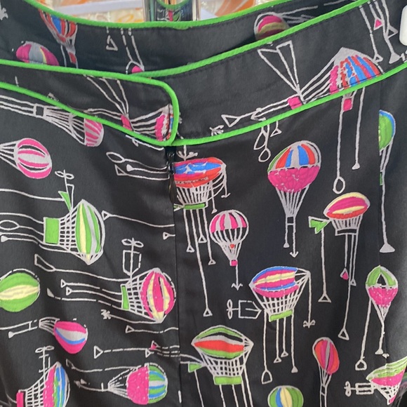 Black silk Anna Sui Bubble Skirt - Picture 5 of 9